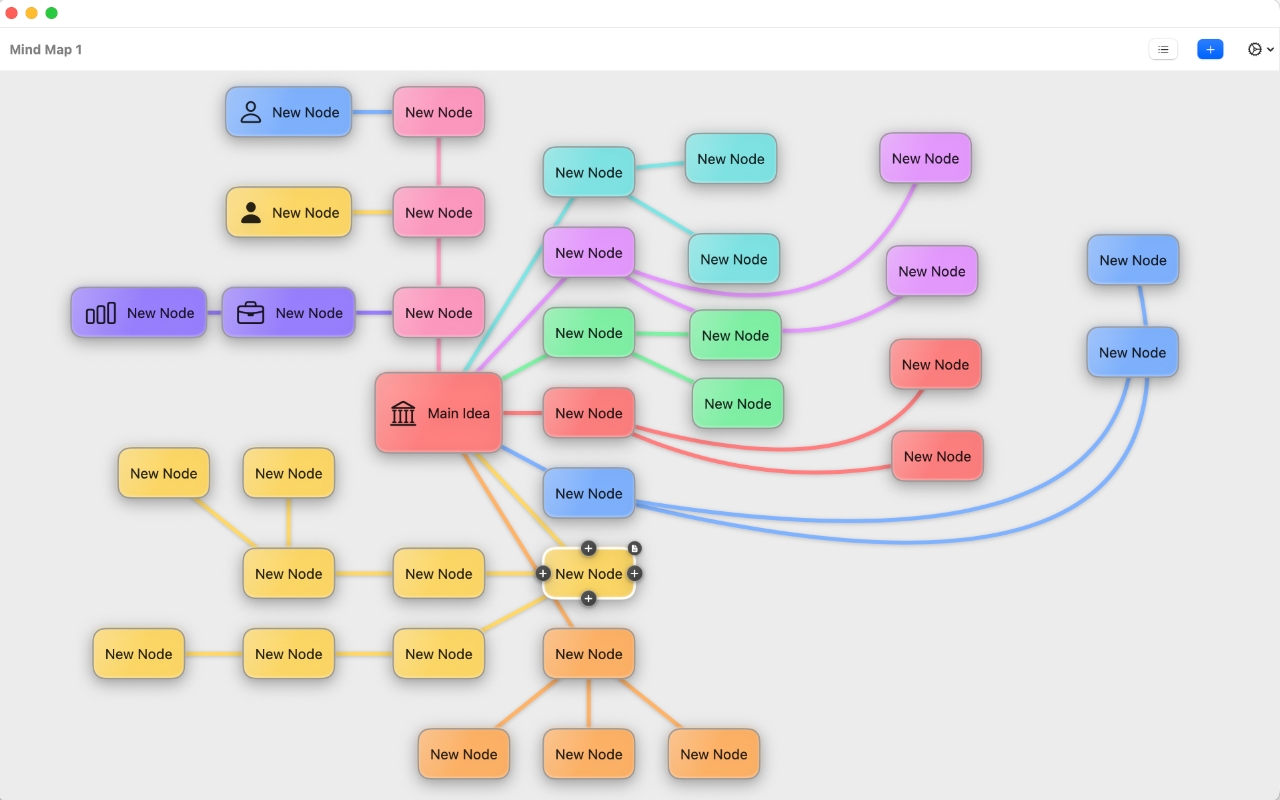 Menu Mindmap Screenshot 1